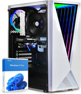 dcl24 Gaming PC Weiß, Intel Core i7-14700F, NVIDIA GeForce RTX 5060 Ti 8GB, 16GB DDR4, 1TB NVMe SSD, Windows 11 Pro, WLAN, Desktop Computer