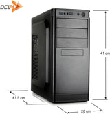 Office PC AMD Ryzen 7 8700G, Radeon 780M Grafik, 16GB DDR5 RAM, 500GB M.2 SSD, Windows 11 Pro, WLAN, leistungsstarker Desktop Computer für Büro & Homeoffice