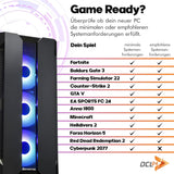 Zocker PC AMD Ryzen 7 5700X, GeForce RTX 5060 8GB, 32GB DDR4 RAM, 1TB SSD, Windows 11 Pro, WLAN, Gaming Tower PC