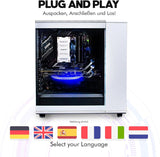 CAD Workstation PC Intel Core i9-14900KF, GeForce RTX 5070 Ti 16GB, 32GB DDR5 RAM, 1TB NVMe SSD, Windows 11 Pro, WLAN, Business Desktop