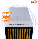 CAD Workstation PC Intel Core i9-14900KF, GeForce RTX 5070 Ti 16GB, 32GB DDR5 RAM, 1TB NVMe SSD, Windows 11 Pro, WLAN, Business Desktop