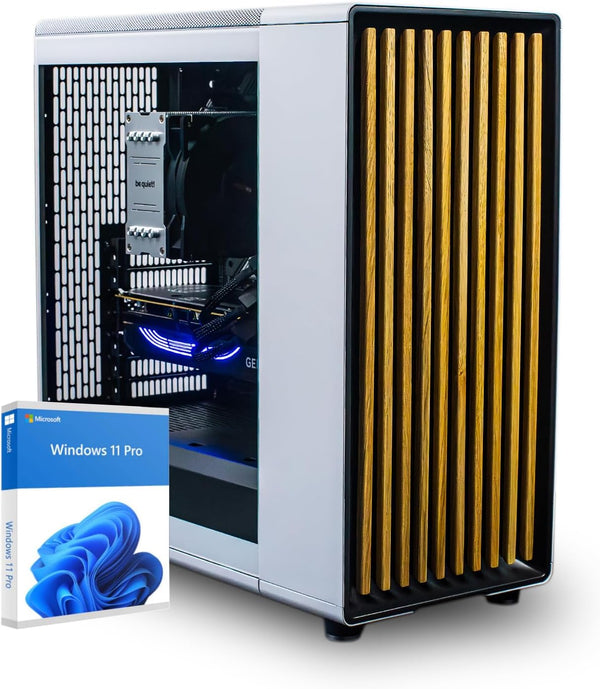 CAD Workstation PC Intel Core i9-14900KF, GeForce RTX 5070 Ti 16GB, 32GB DDR5 RAM, 1TB NVMe SSD, Windows 11 Pro, WLAN, Business Desktop