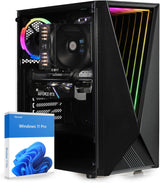 dcl24 Zocker PC, Intel Core i7-14700F, NVIDIA GeForce RTX 5060 8GB, 16GB DDR4 RAM, 1TB NVMe SSD, WLAN, Windows 11 Pro, Gaming Desktop Computer