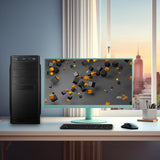 Office PC AMD Ryzen 3 3200G, 16GB DDR4 RAM, 500GB M.2 SSD, Windows 11 Pro, WLAN, leiser Desktop Computer für Büro, Homeoffice, Schule & Alltag