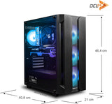 Gaming PC AMD Ryzen 7 5800X nvidia RTX5060 8GB - 1TB SSD 32GB Ram Gamer PC mit 8x4.7 GHz, Spiele Rechner mit WLAN Gaming Computer mit Windows 11 Pro
